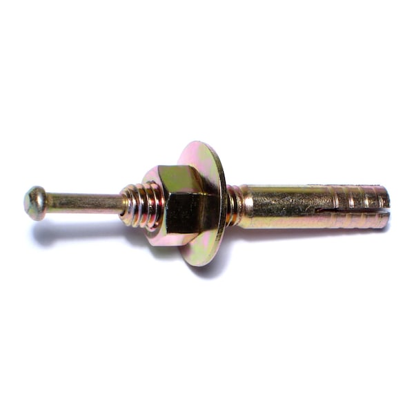 Midwest Fastener Nail Drive Anchor, 5/16" Dia., 2" L, Steel Yellow Zinc, 50 PK 05691 - main